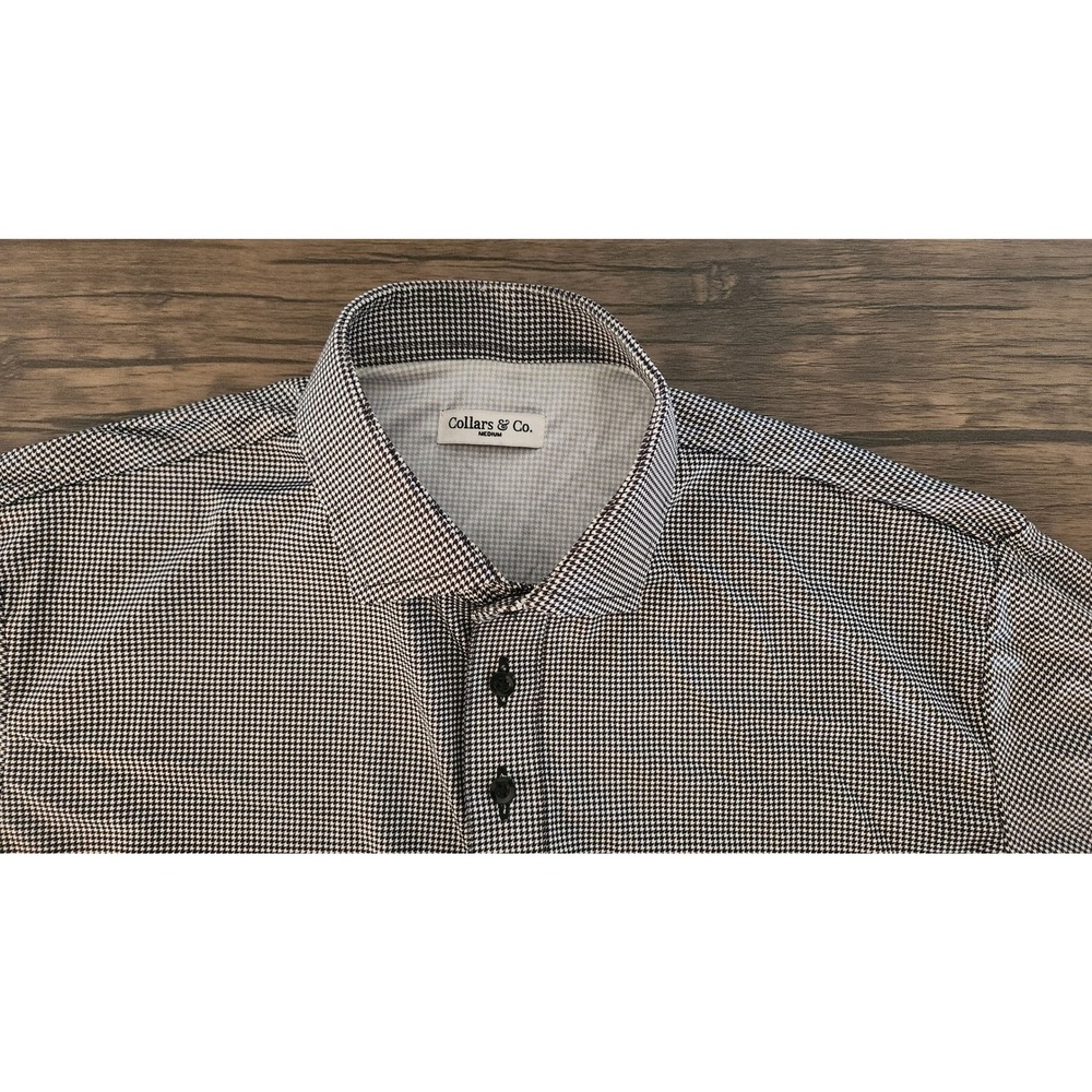 Collar & Co. Black and White Men's Polo Shirt